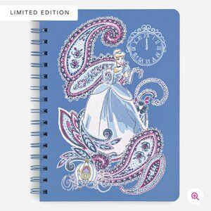 Vera Bradley Disney Cinderella Mini Notebook with Pocket NWT